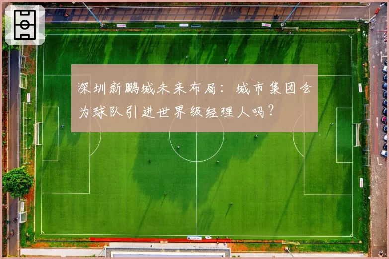 深圳新鹏城未来布局：城市集团会为球队引进世界级经理人吗？